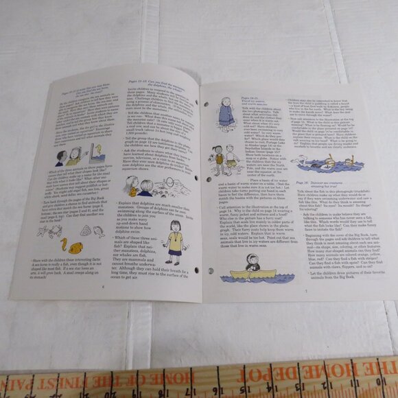 Under the Sea  BIG BOOK (almost 2 feet tall) with teacher pages CLASSROOM SIZE - Picture 10 of 12